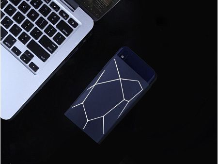 Внешний беспроводной аккумулятор «Geo Wireless» с подсветкой лого, 5000 mAh